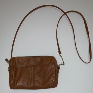 Faux Leather Crossbody Purse